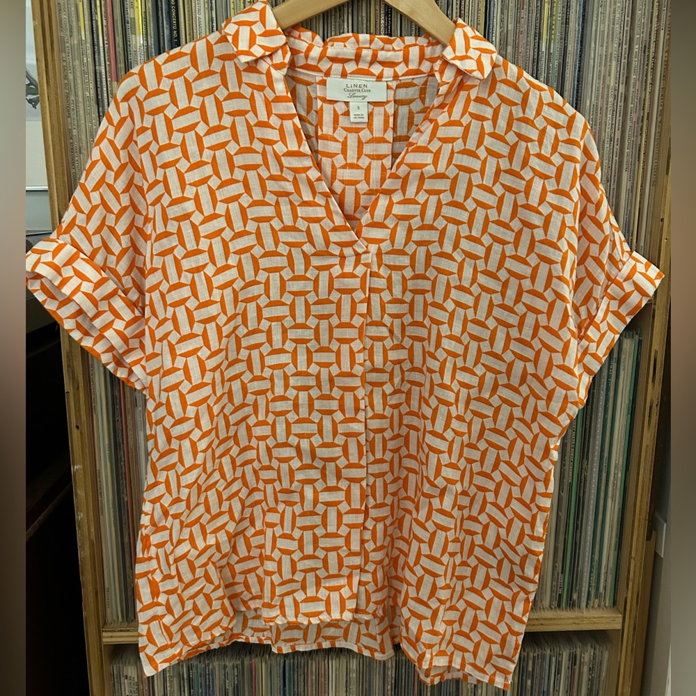 Charter Club Luxury linen top.